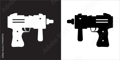 IIlustration Vector graphics of Pistol icon