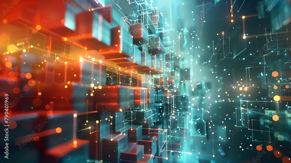 Abstract tech background Abstract tech background