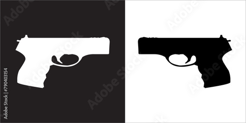 IIlustration Vector graphics of Pistol icon