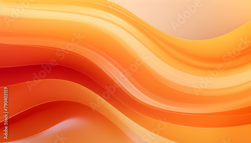 Trendy gradient warmth autumn fluid wave background. AI-Generated Image