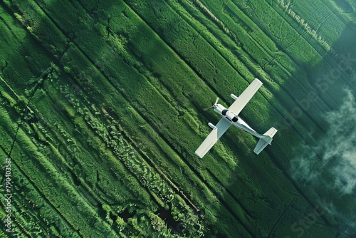 Precision Agriculture: Light Aircraft Deploying Crop Management Solutions from Above