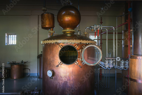 Alcohol (rum) drink distillery equipment