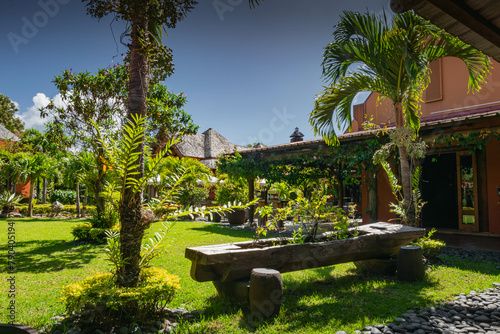 Inner garden in Rhumery, Chamarel, Mauritius