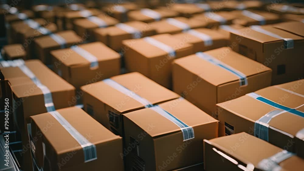 Many Stacked Boxes in a Warehouse Generative AI Many Stacked Boxes in a Warehouse Generative AI
