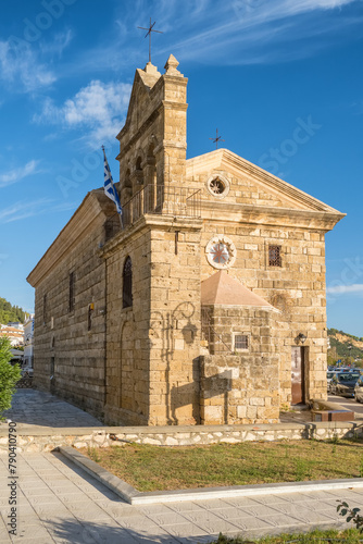 Church of St. Nicholas Mola at Dionysios Solomos Square in