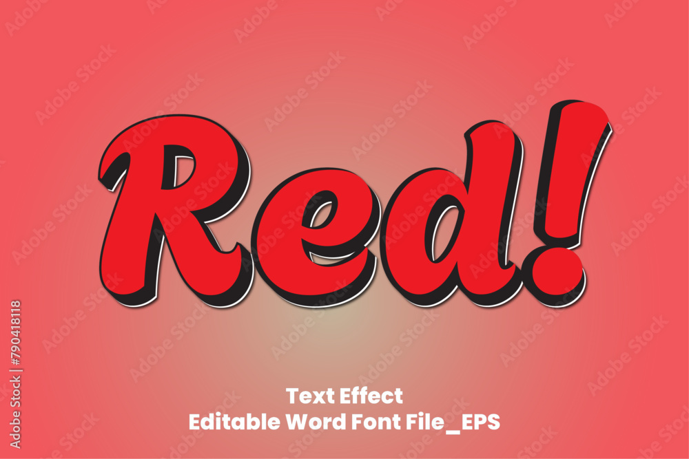 TEXT EFFECT RED TEXT EFFECT RED