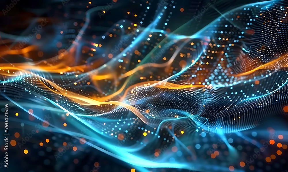 Digital background for graphics and tech, generative AI Digital background for graphics and tech, generative AI