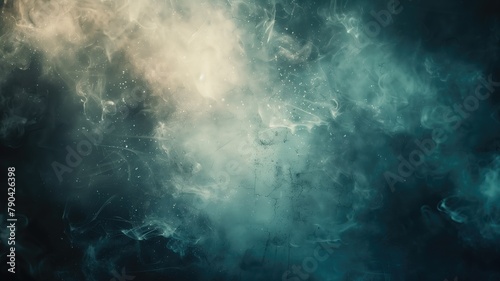 Abstract smoky texture with blue and white tones
