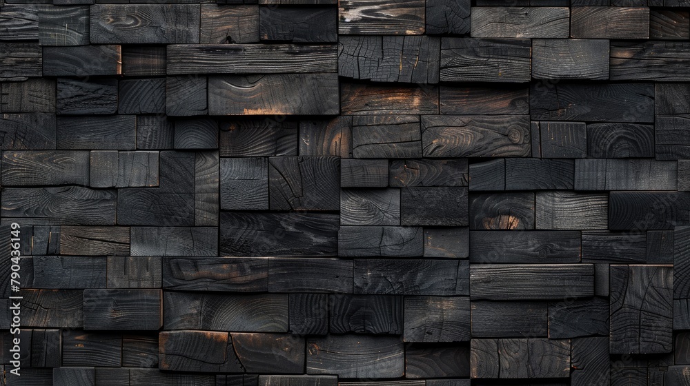 A black and white photo of a wall made of wood. The mood of the photo is dark and moody A black and white photo of a wall made of wood. The mood of the photo is dark and moody