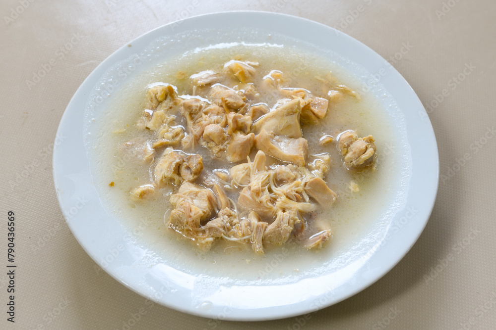 Turkish Traditional Tripe Soup. Iskembe, beyran, kelle paca corbasi. Turkish Traditional Tripe Soup. Iskembe, beyran, kelle paca corbasi.