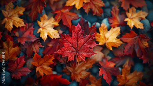 autumn maple leaf, fall maple leaves background, Wall Art Design for Home Decor, 4K Wallpaper and Background for Mobile Cell Phone, Smartphone, Cellphone, desktop, laptop, Computer, Tablet © YOAQ
