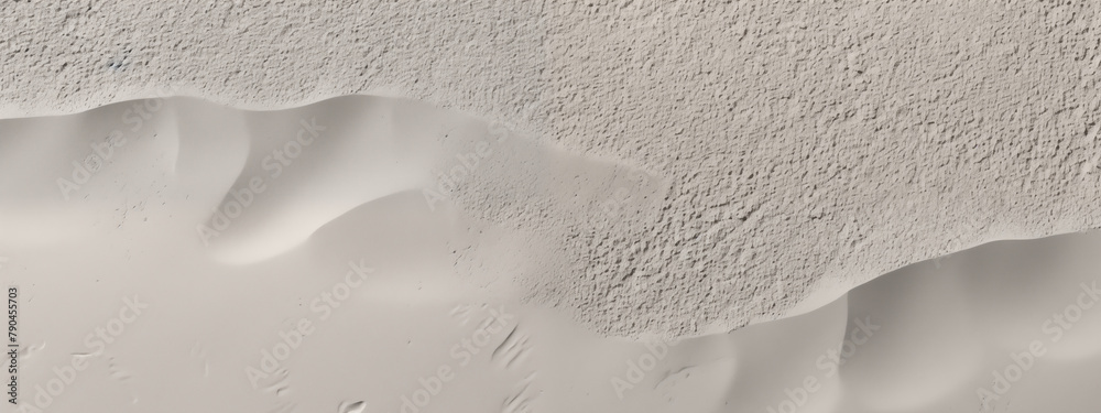 Smooth White Sand Dunes Under Soft Light Smooth White Sand Dunes Under Soft Light