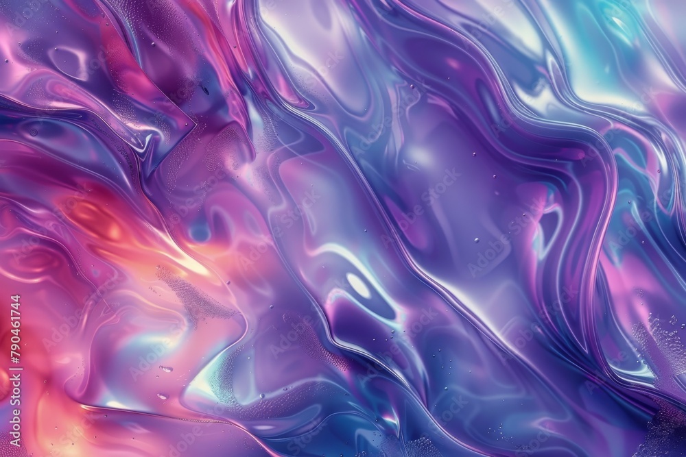 Obraz premium Radiant holographic marble pattern backdrop