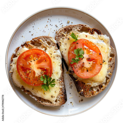 Delicious Plate of Toast wi...