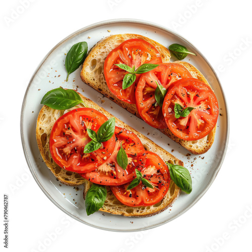 Delicious Plate of Bread wi...