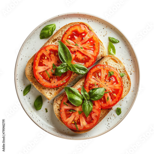 Delicious Plate of Bread wi...