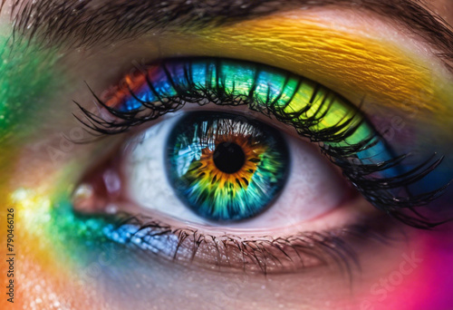 Captivating Kaleidoscope The Mesmerizing Charm of Rainbow Eyes