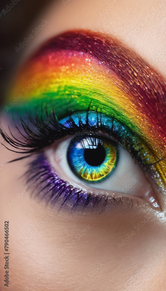 Captivating Kaleidoscope The Mesmerizing Charm of Rainbow Eyes