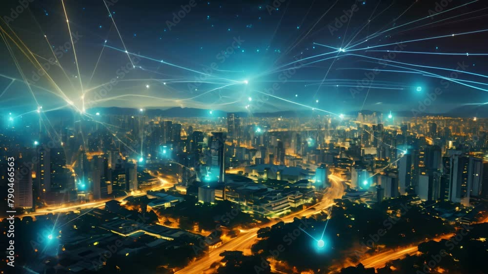 wireless network, high speed internet, cloud computing or connect diagram technology, Data storage, service, synchronize, online, financial, Connectivity global, smart city wireless network, high speed internet, cloud computing or connect diagram technology, Data storage, service, synchronize, online, financial, Connectivity global, smart city