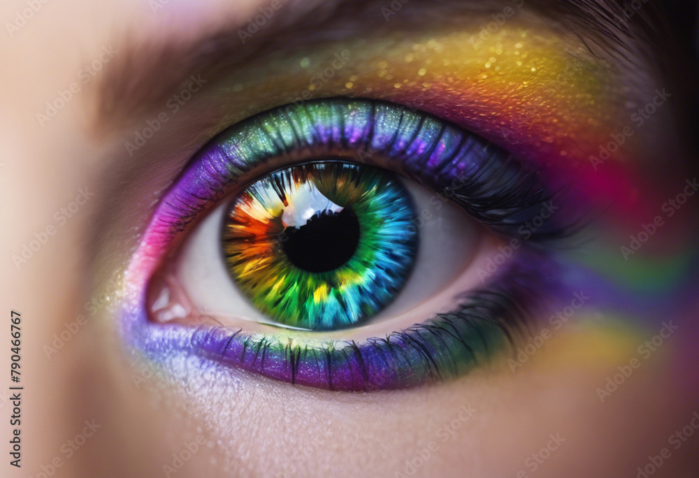 Captivating Kaleidoscope The Mesmerizing Charm of Rainbow Eyes Captivating Kaleidoscope The Mesmerizing Charm of Rainbow Eyes