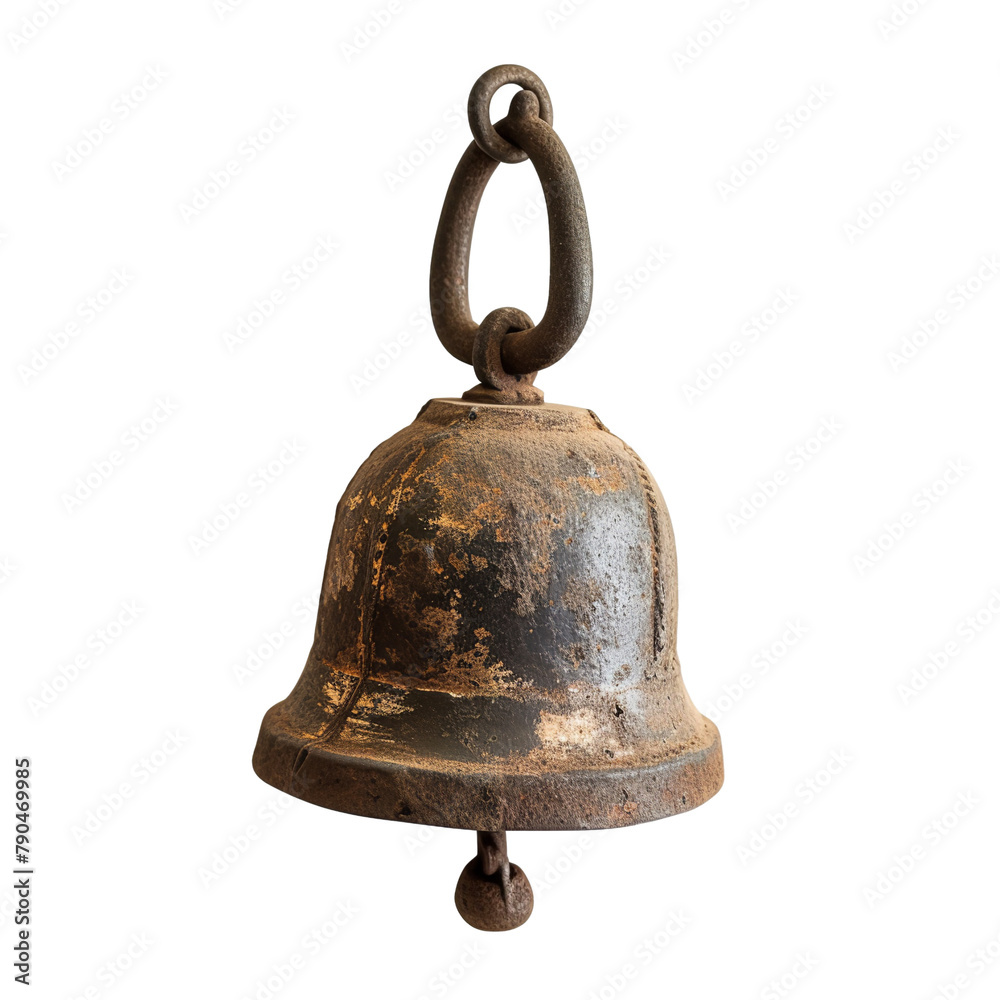 Amazing Iron Bell Isolated On White Background Amazing Iron Bell Isolated On White Background