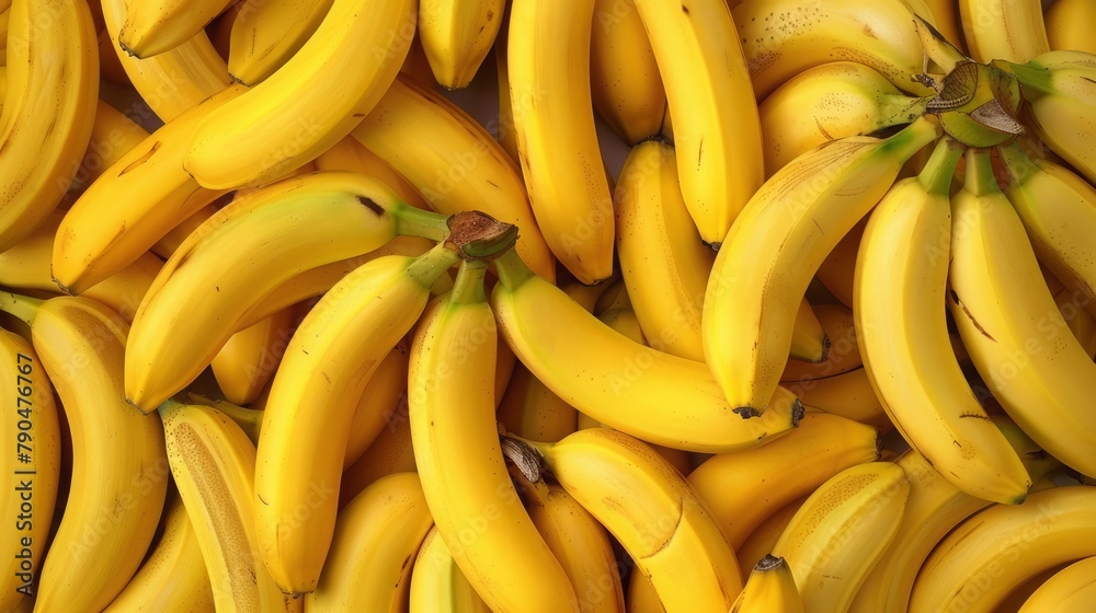 Bunch of fresh bananas ripe background