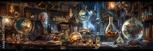 Pseudoscience in Action: The Enigmatic World of Alchemy and Astrology photo