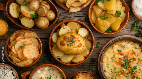 Assorted Homemade Potato Recipes: From Oven-Baked to Hashed Browns