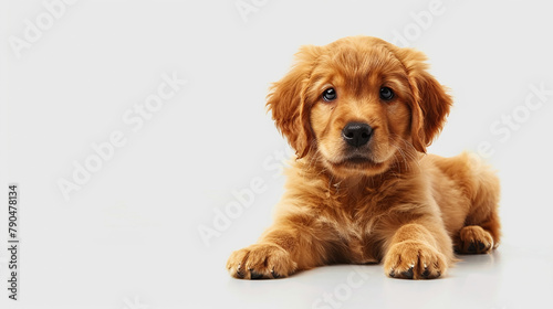 Delight in the charm of a cute fluffy puppy dog captured in a funny moment on a clear PNG background, adding joy and cuteness to your design projects.