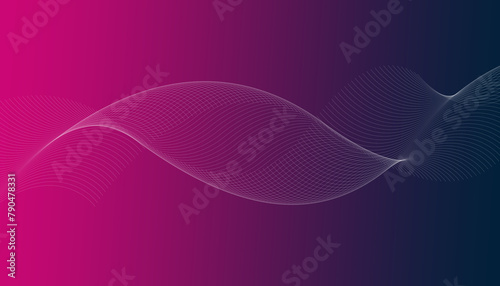 Gradient Abstract Background With Lines