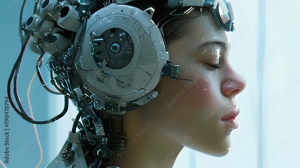 Artistic Representation of Human-Machine Fusion Artistic Representation of Human-Machine Fusion