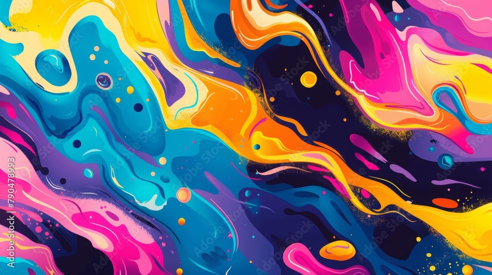 colorful paint abstract background, abstract neon liquid fluid wavy background. Liquid marbling art texture, digital illustration, colorful paint abstract background, abstract neon liquid fluid wavy background. Liquid marbling art texture, digital illustration,