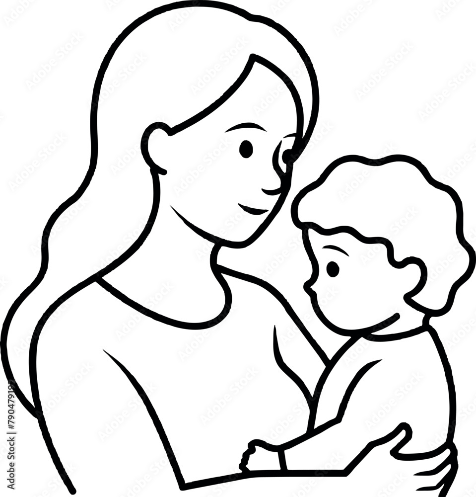 silhouette of a woman holding a child in her arms silhouette of a woman holding a child in her arms