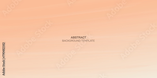 Peach fuzz digital watercolors painting background vector illustration. Abstract vanilla sky background