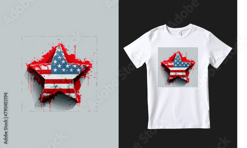 4th of july usa independence day tshirt design