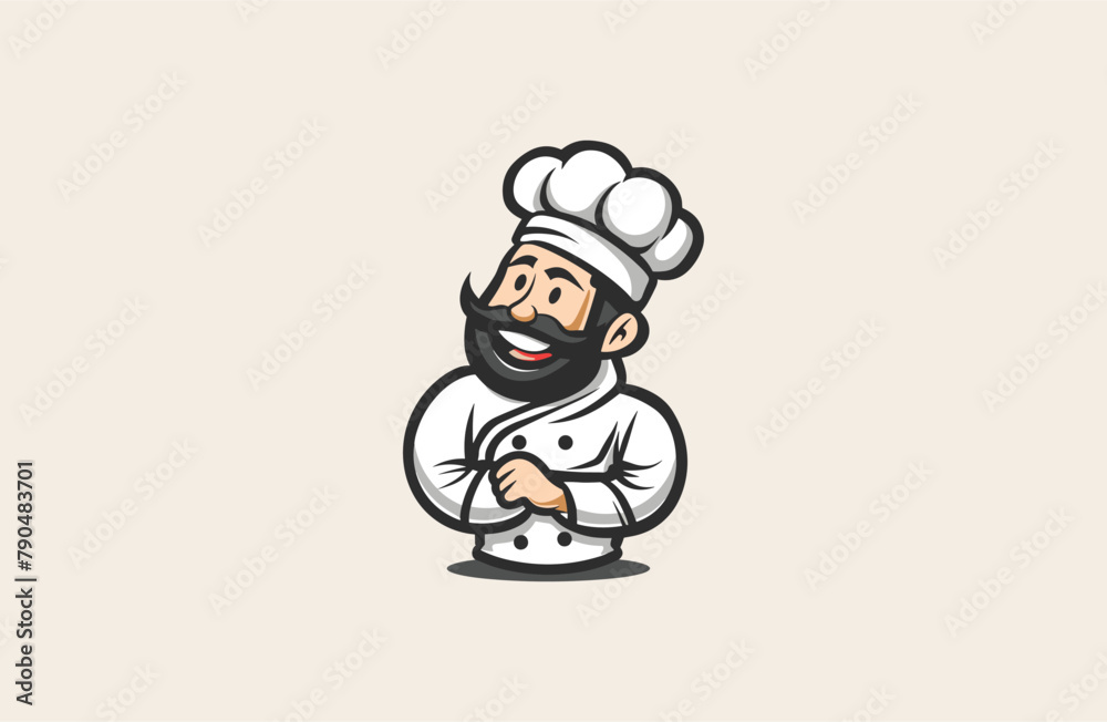 Cute CHEF Mascot logo Design Cute CHEF Mascot logo Design