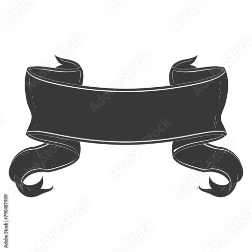black ribbon a symbol of remembrance or mourning