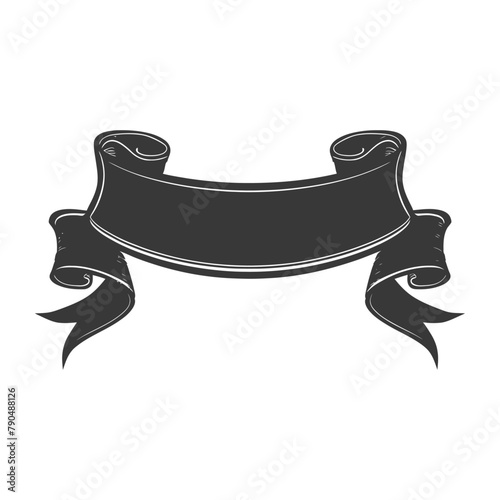black ribbon a symbol of remembrance or mourning