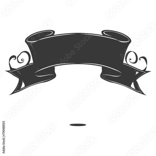 black ribbon a symbol of remembrance or mourning