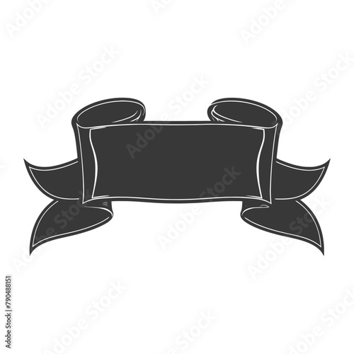 black ribbon a symbol of remembrance or mourning