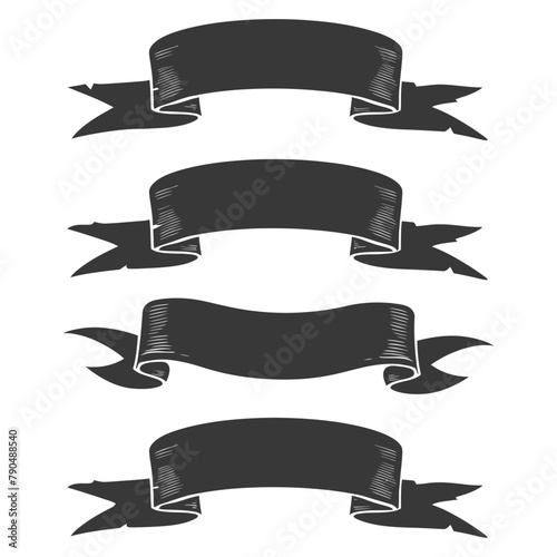 black ribbon a symbol of remembrance or mourning