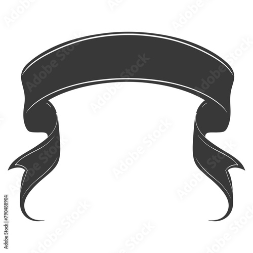 black ribbon a symbol of remembrance or mourning