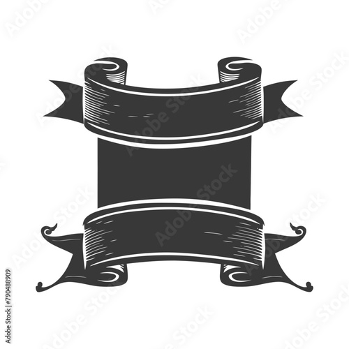 black ribbon a symbol of remembrance or mourning