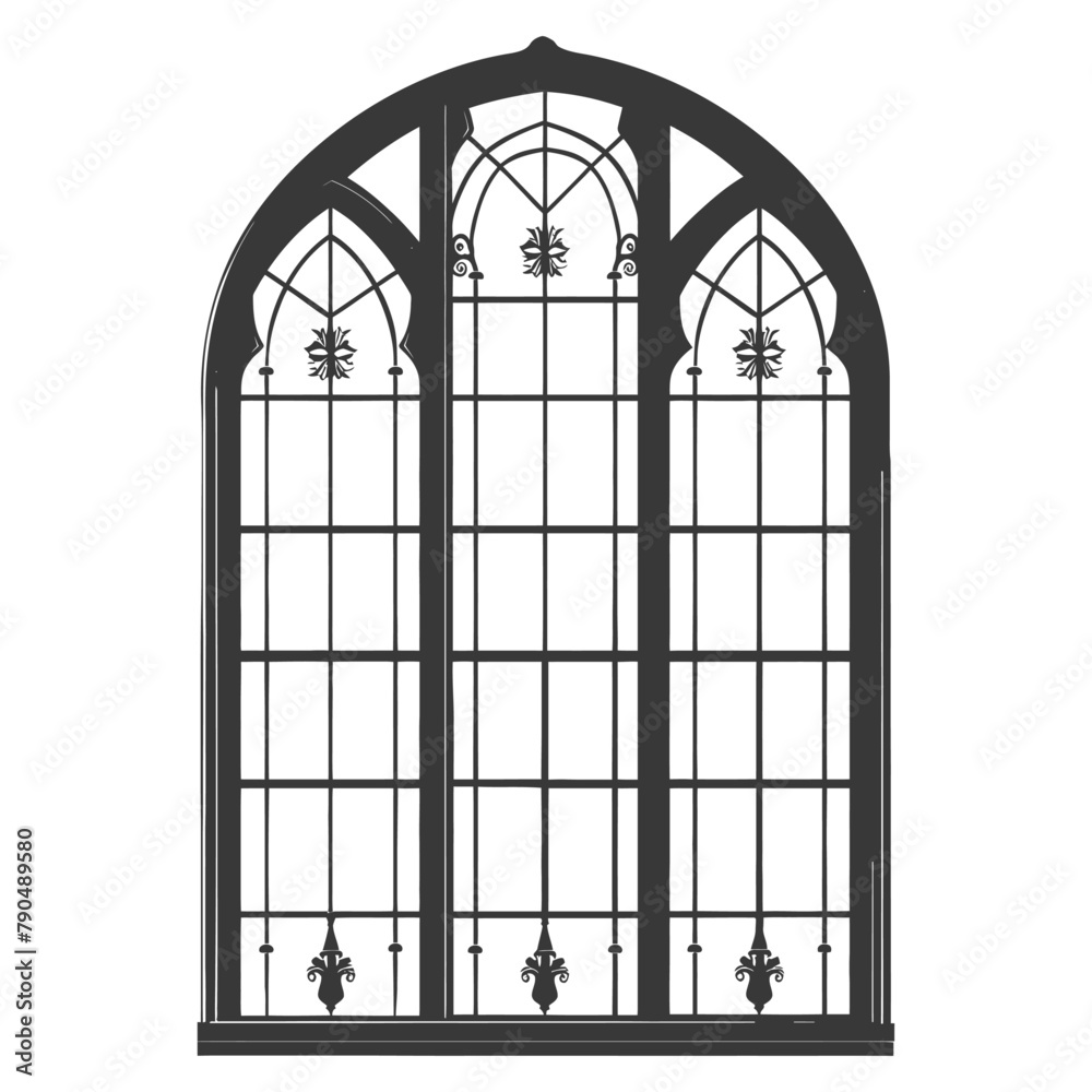 Silhouette aesthetic window black color only Silhouette aesthetic window black color only
