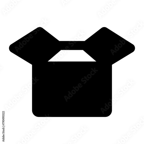parcel glyph icon