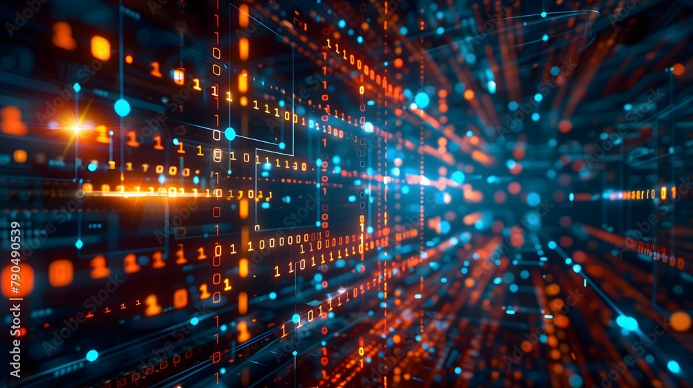 binary code background binary code background