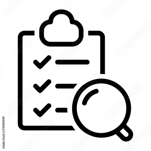 audit line icon