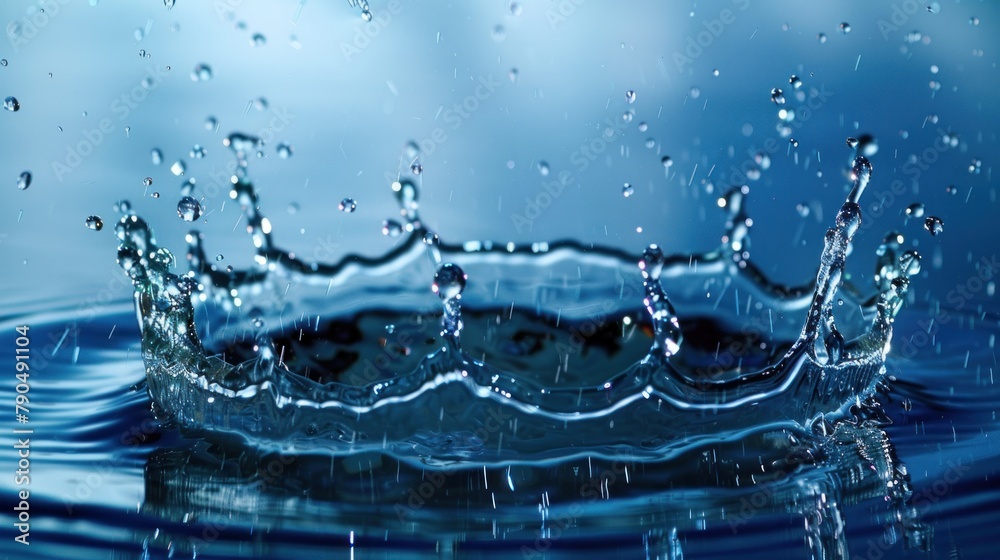 Discuss the engineering applications of understanding water crown splashes ​