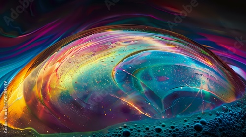 Surreal Visual Music: A Cosmic Aura in Color