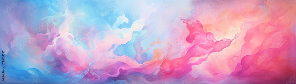 Dazzling streaks of aqua and pink light, vibrant dance, centered focus, theatrical spotlight , watercolor hand draw Dazzling streaks of aqua and pink light, vibrant dance, centered focus, theatrical spotlight , watercolor hand draw
